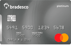 card bradesco mastercard platinum