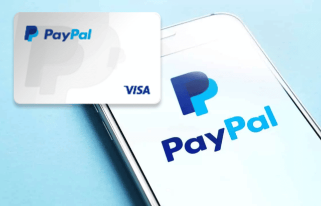 um celular com o aplicativo PayPal e cartao pre pago PayPal 640x412 1