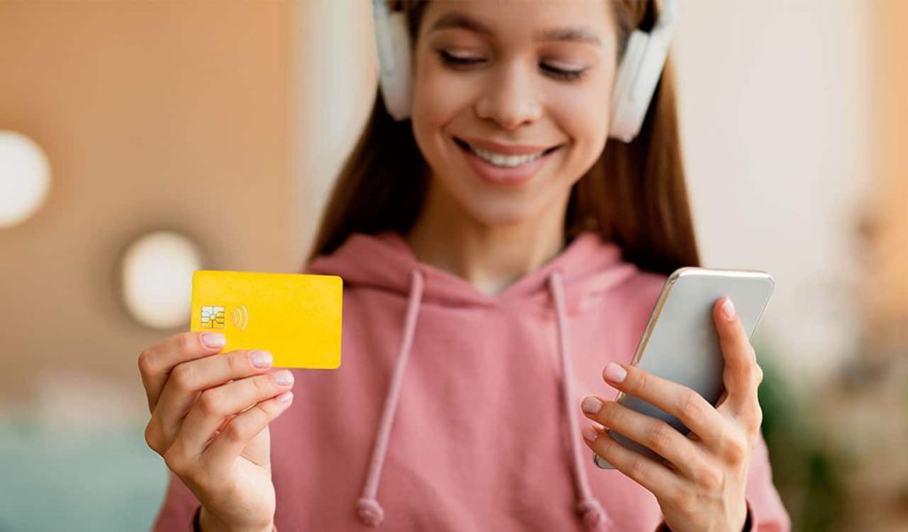 Cartões pré-pagos para adolescentes