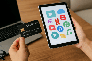 cartão de crédito para assinatura