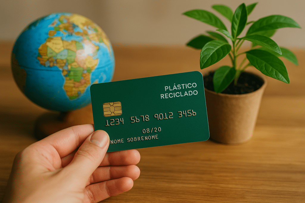 cartões com benefícios para compras sustentáveis
