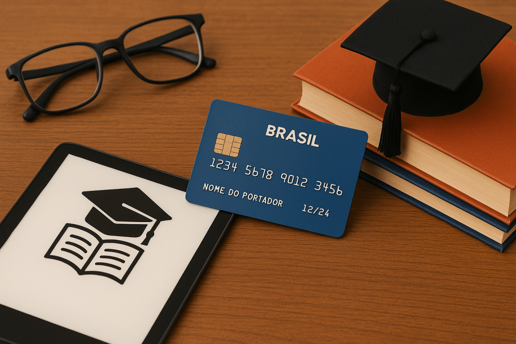cartões de crédito com foco em educação